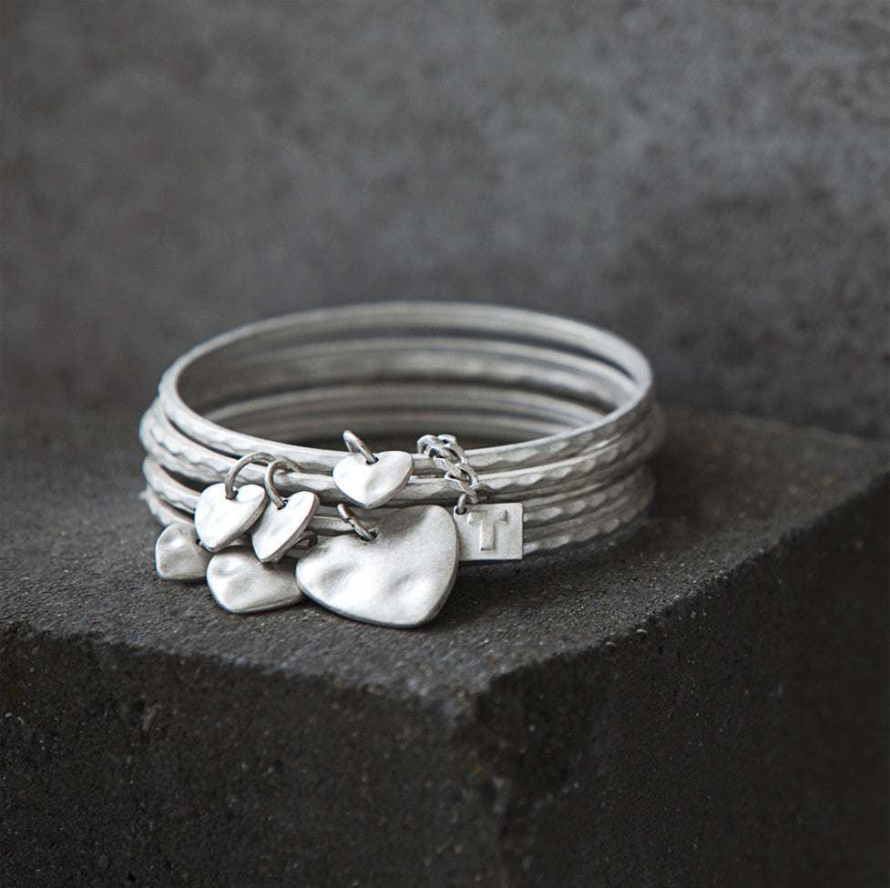 Charm bangle bracelet set store